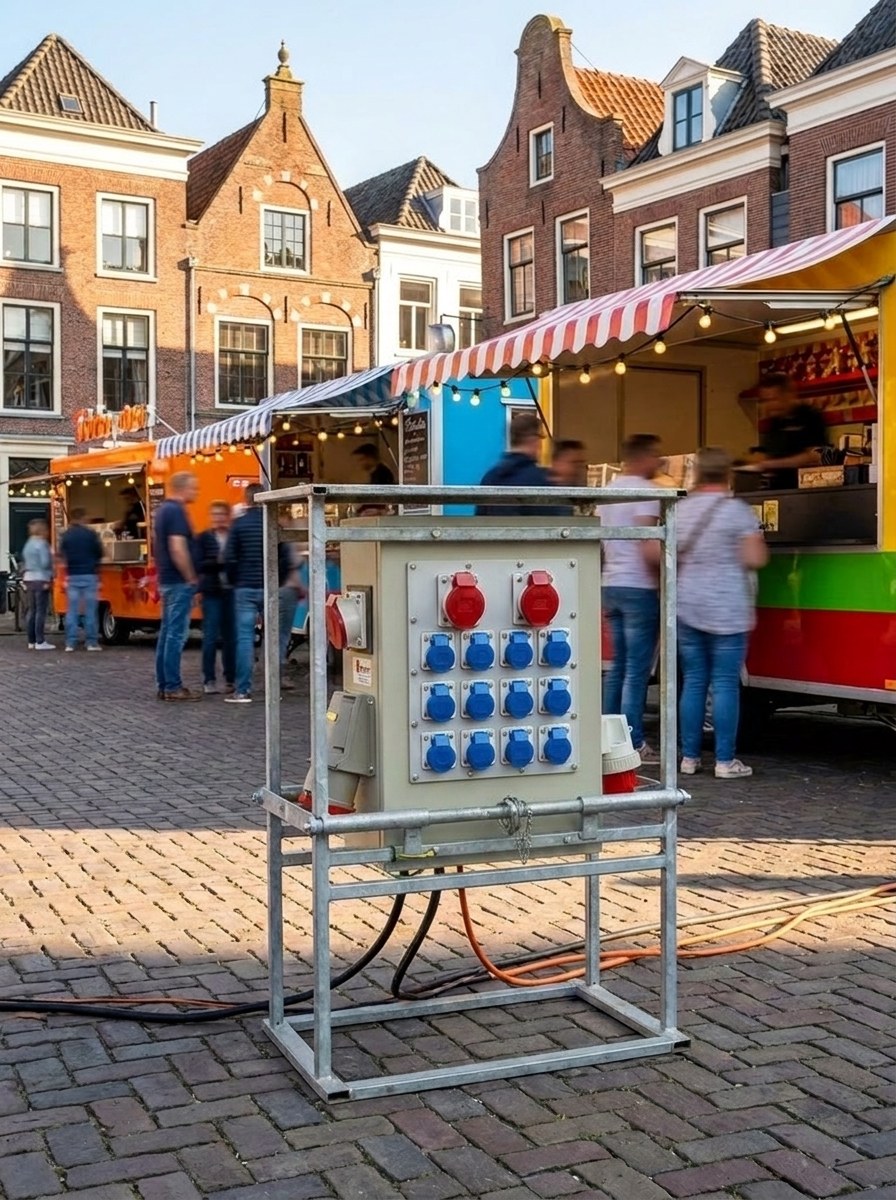 WW63 CEE verdeelkast van Homan op locatie